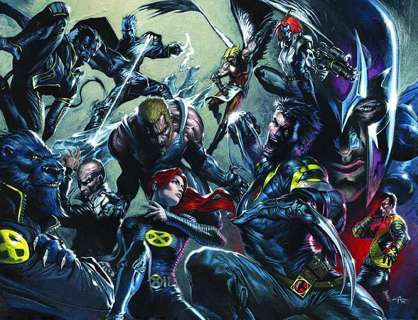 Wolverine And Original X-Men, Iceman, Beast, Cyclops, Jean Grey, Wolverine,  Angel HD wallpaper | Pxfuel