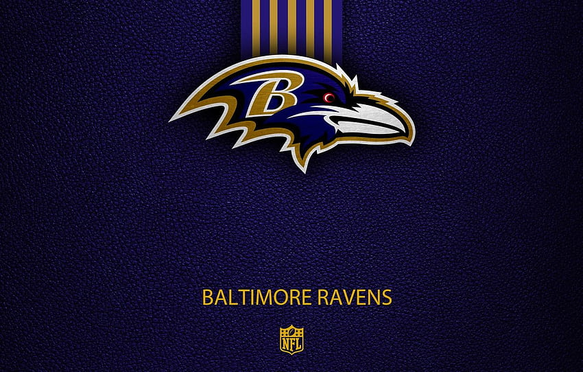 spor, logo, NFL, Baltimore Kuzgunları HD duvar kağıdı