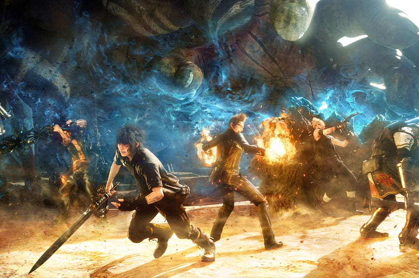 Final Fantasy, Battle, Jrpg, Magic, Combat, Sword untuk Chromebook Pixel Wallpaper HD