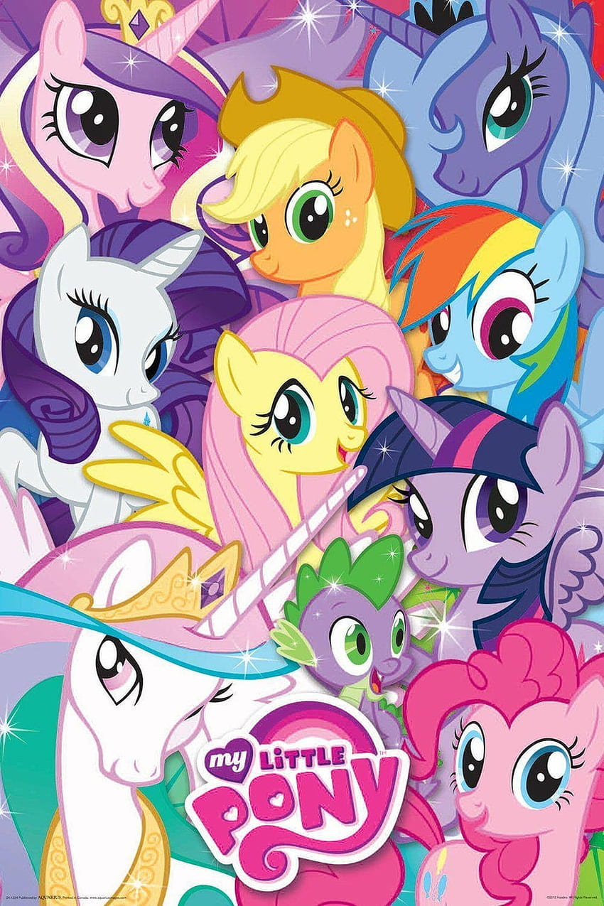 Background, Mane Six, And Mlp - My Little Pony Collage - HD phone wallpaper