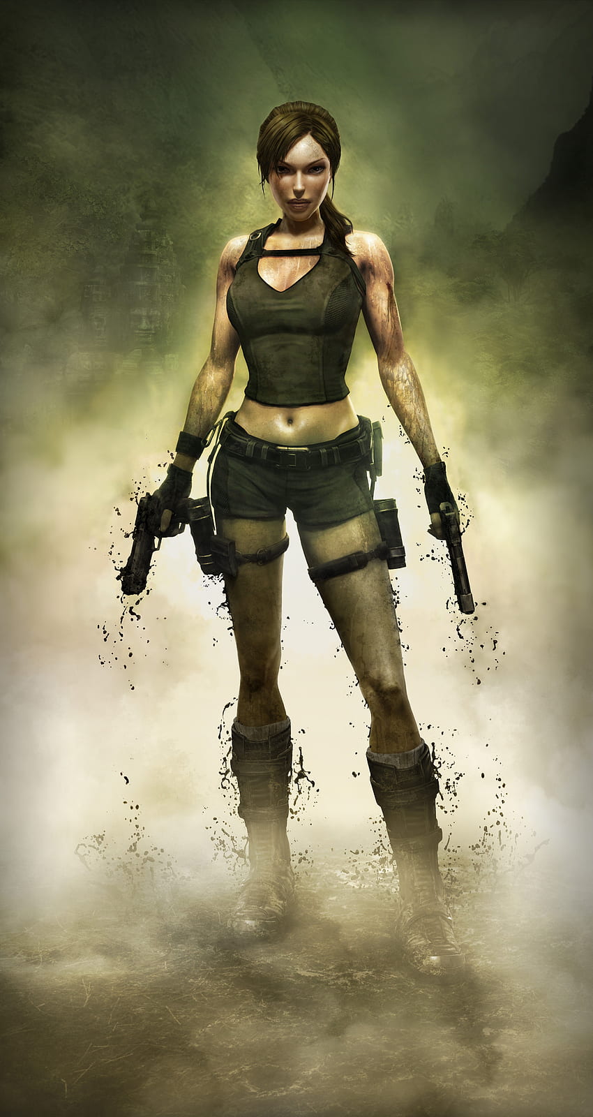 жени, Лара Крофт, Филми, Tomb Raider, Tomb Raider: Underworld HD тапет за телефон