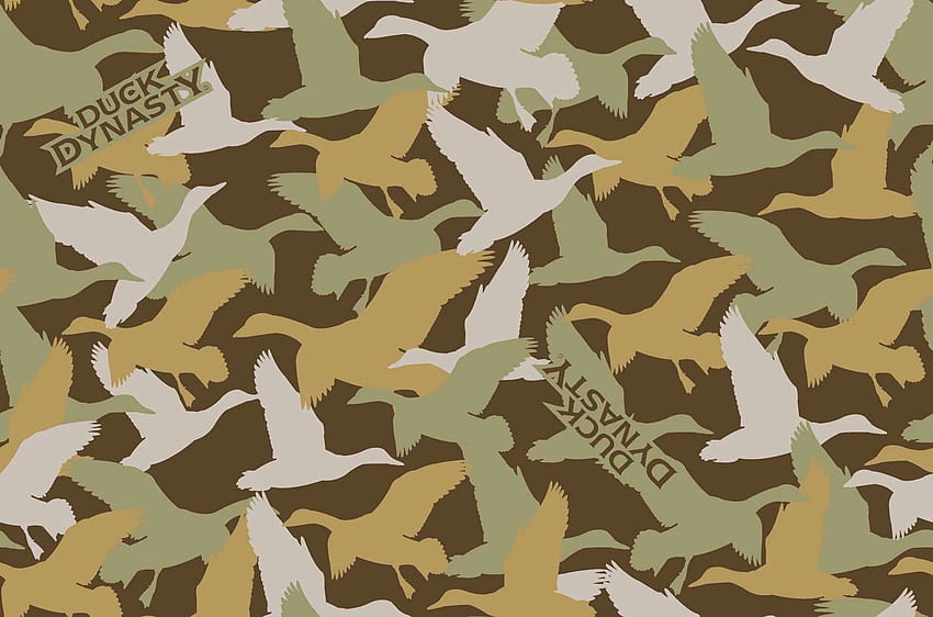 45″ DUCK DYNASTY DUCK CAMO BROWN. Marshall Dry Goods HD wallpaper
