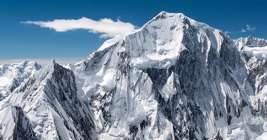 pegunungan bersalju dinding berkualitas sangat tinggi, Snowy Mountain Wallpaper HD