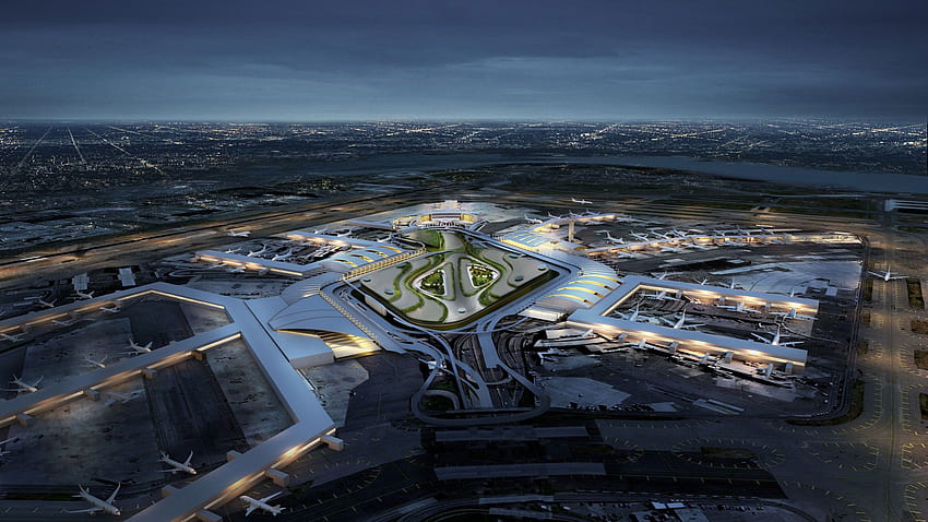ニューヨークのジョン F. ケネディ国際空港、JFK 空港に 100 億ドルを投じて改装中 高画質の壁紙
