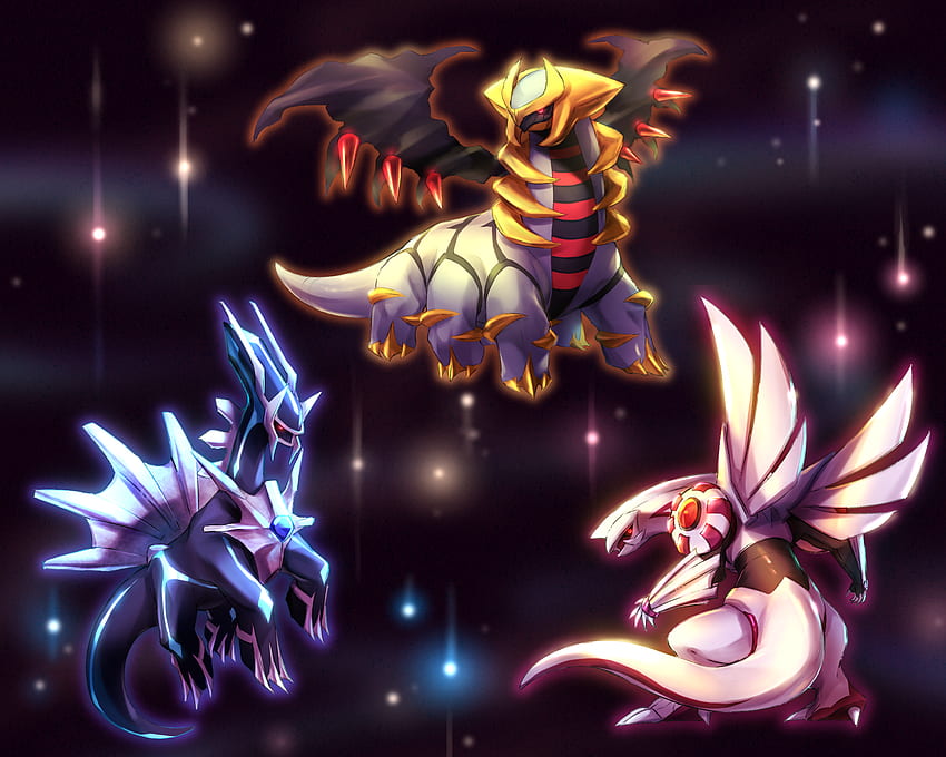 Giratina [Altered, Shiny] - Pokemon Wallpaper by ShojiZenshin on