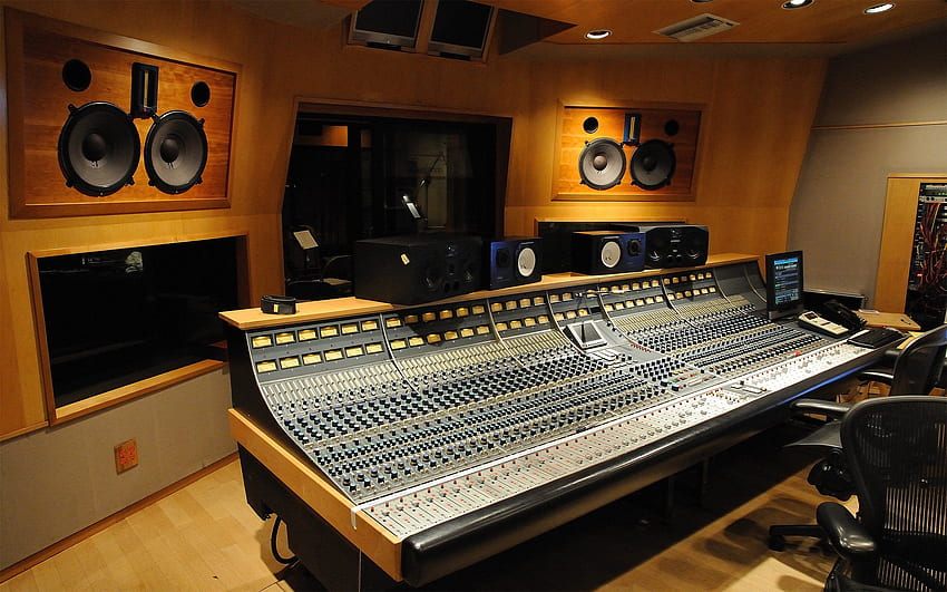 Studio recording ., Music Studio HD wallpaper