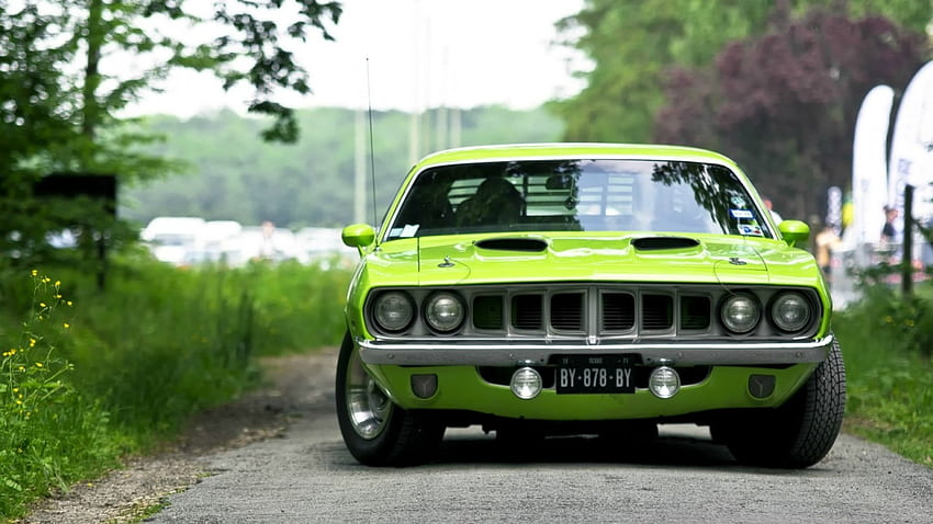 1971 Plymouth Barracuda, Car, Old-Timer, Plymouth, Muscle, Barracuda HD тапет