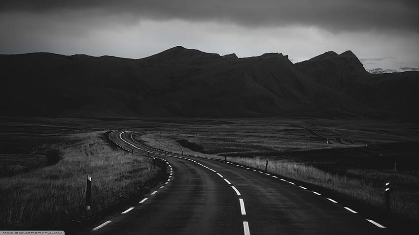 Road In Black And White high quality, Aesthetic Black and White HD wallpaper  | Pxfuel
