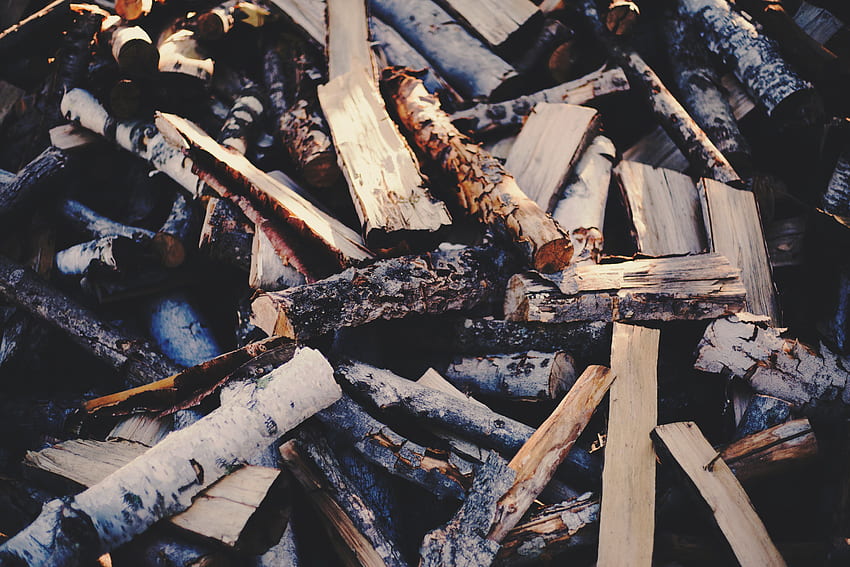 różne, drewno opałowe, kłody, drewno Tapeta HD