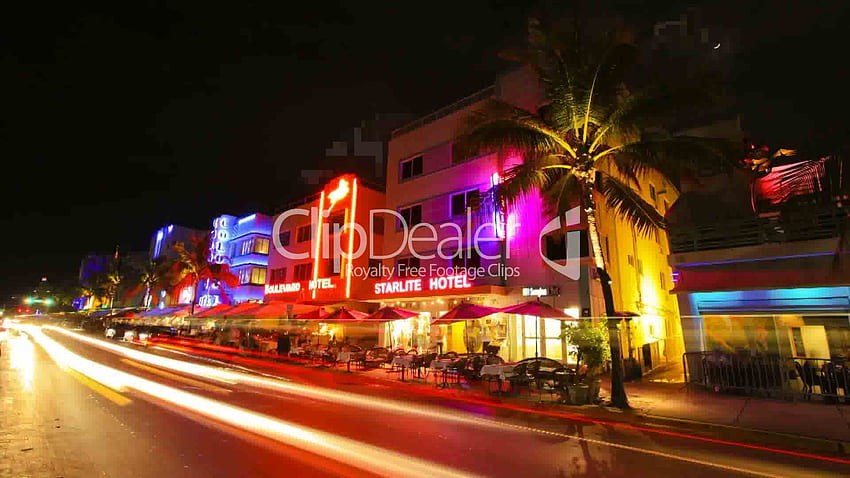 Miami Beach Ocean Drive Zeitraffer: Royalty Video And Stock HD wallpaper