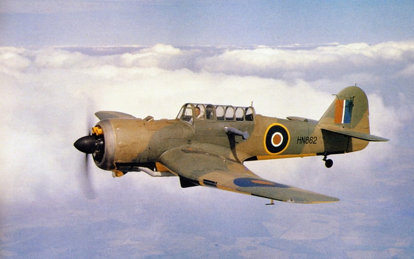 Miles Martinet, Brytyjczyk, Raf, Królewskie Siły Powietrzne, druga wojna światowa Tapeta HD