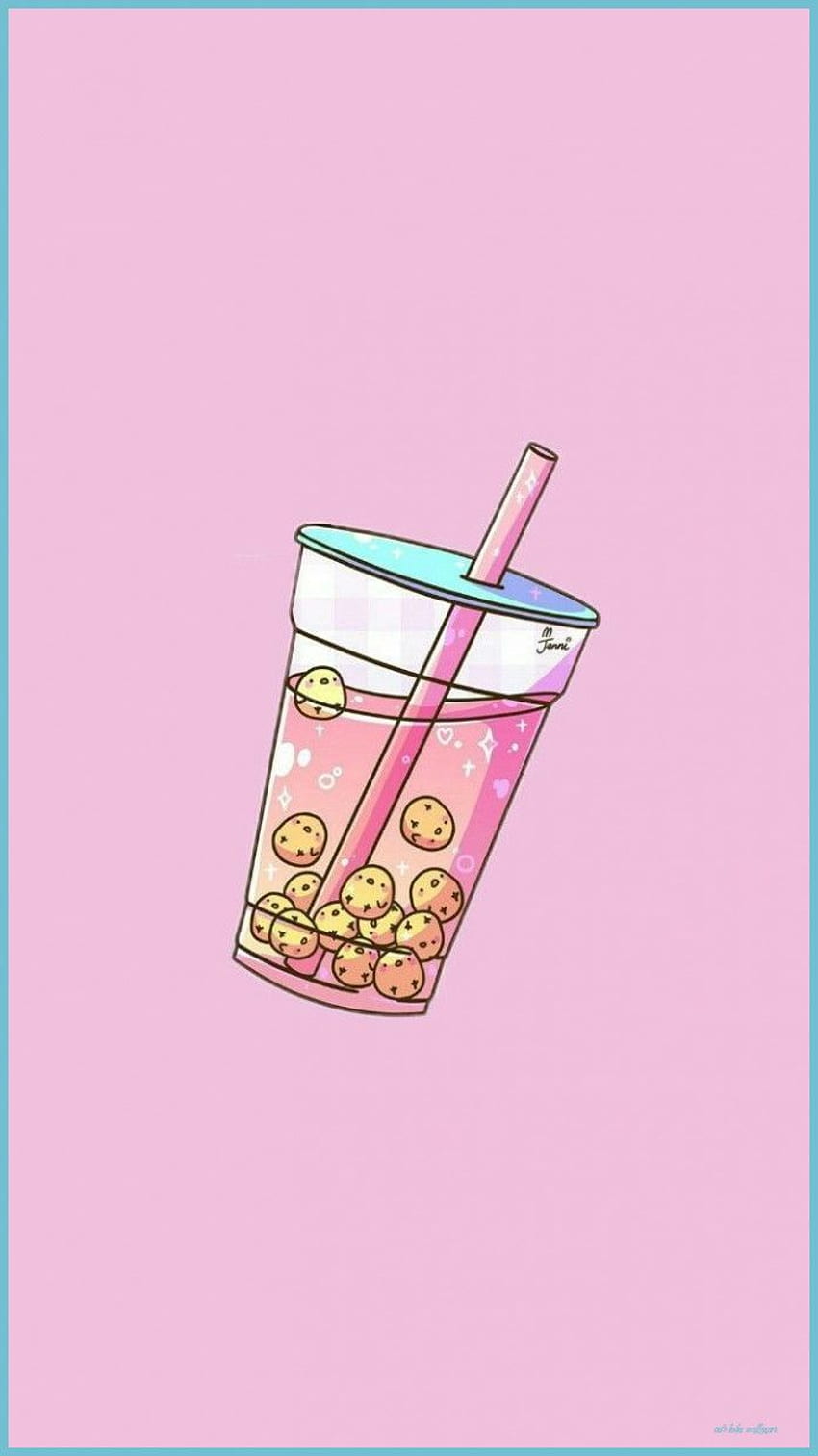 Kawaii Boba , Bubble Tea Laptop HD phone wallpaper