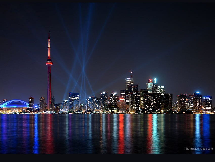 Toronto , Adorable 45 Toronto - Horizonte de Toronto -, Noche de Toronto fondo de pantalla