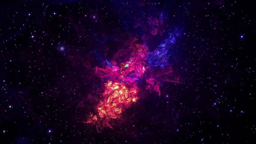 Nebulosa do Espaço Ao Vivo, 2 Espaços papel de parede HD