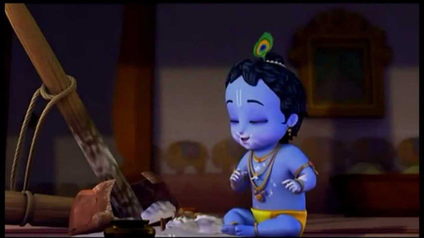 Pequeño Krishna, lindo Krishna fondo de pantalla