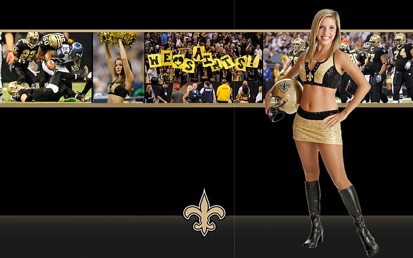 Мажоретка на New Orleans Saints, 15, , футбол, 2012, 20, спорт HD тапет