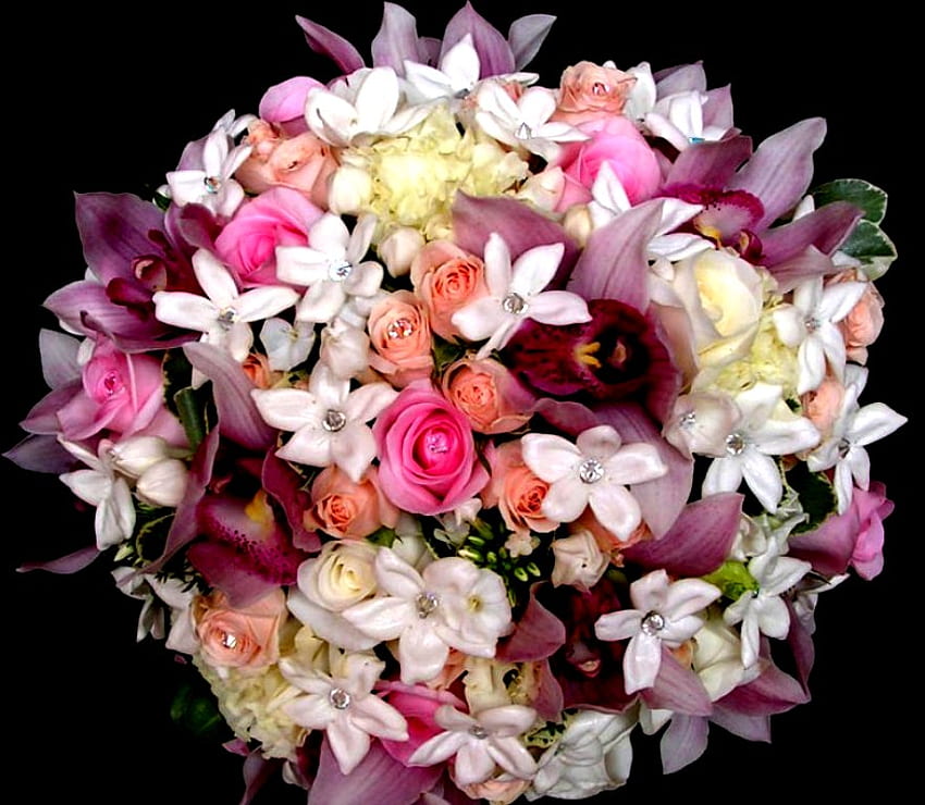 bouquet de couleurs riches, riche, bouquet, nature, couleur Fond d'écran HD