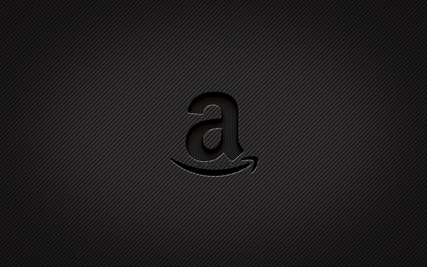 Amazon carbon logo, , grunge art, carbon background, creative, Amazon black  logo, brands, Amazon logo, Amazon HD wallpaper | Pxfuel
