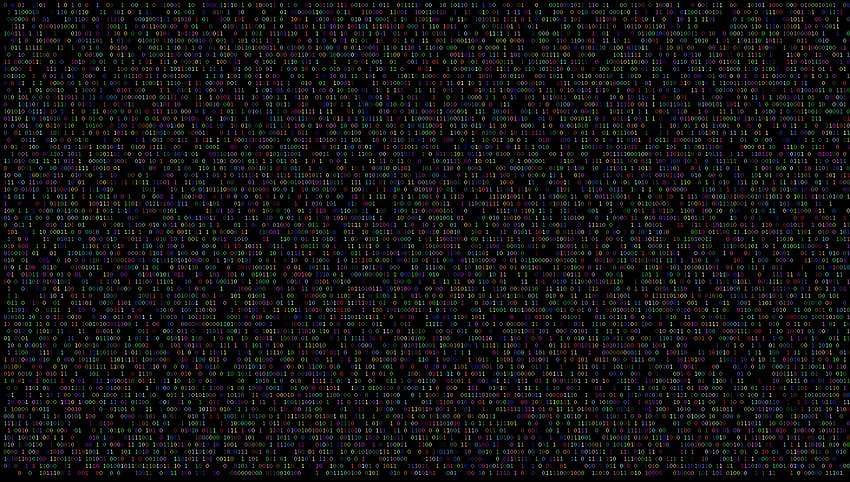 Binärcode, dunkler Code HD-Hintergrundbild
