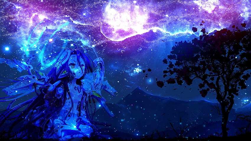 Wallpaper magic, characters, blue hair, yellow hair, bombski, No game no  life, No Game No Life : Zero, Shuvi for mobile and desktop, section сёнэн,  resolution 1920x1200 - download