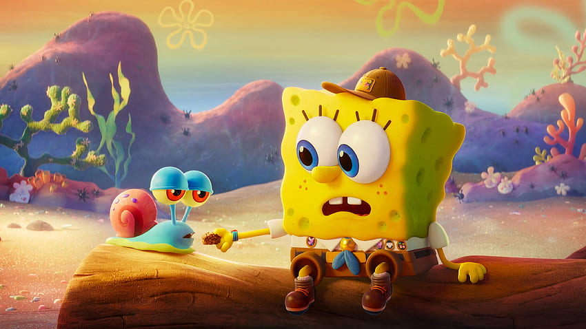 Der SpongeBob-Film Schwamm auf der Flucht HD-Hintergrundbild