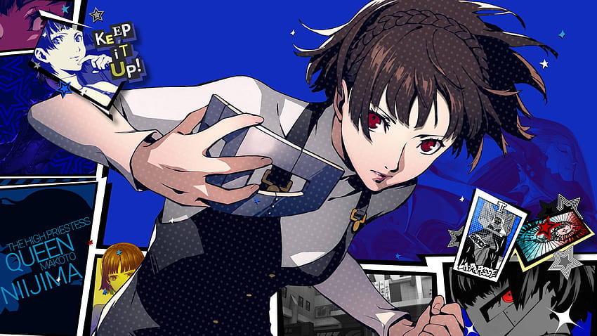 Persona 5 Makoto Niijima Hayalet Hırsız HD duvar kağıdı
