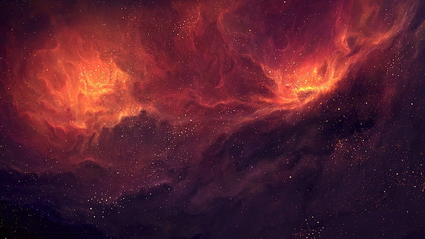 orange nebula HD 월페이퍼
