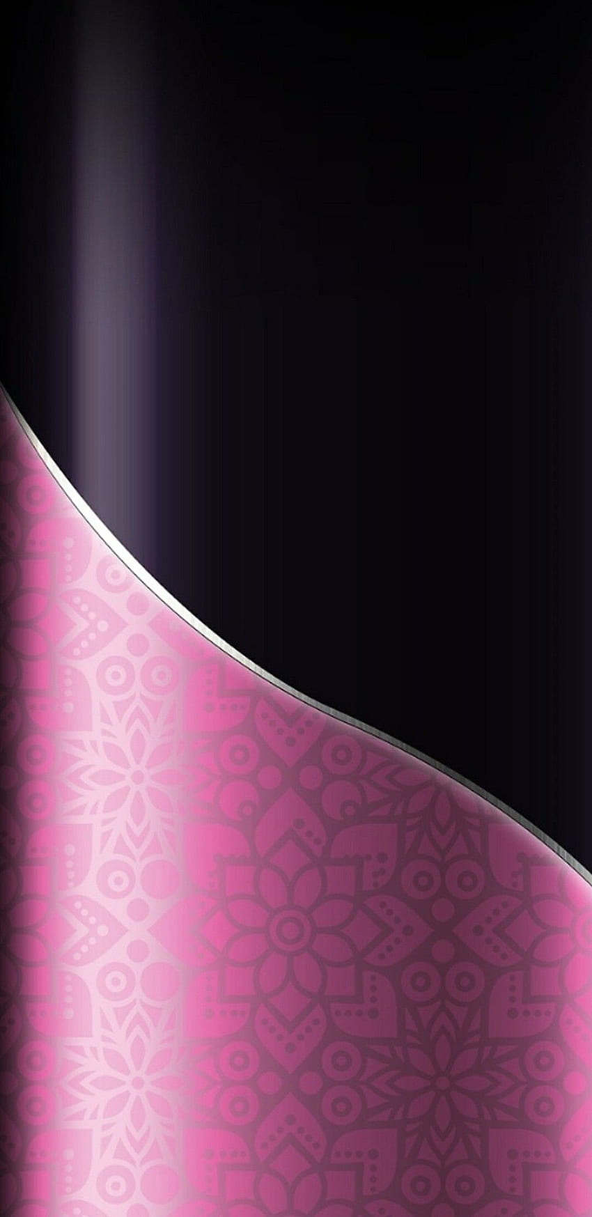 Schwarz und Rosa. Hintergrundtelefon, Mobiltelefon, rosafarbener Luxus HD-Handy-Hintergrundbild