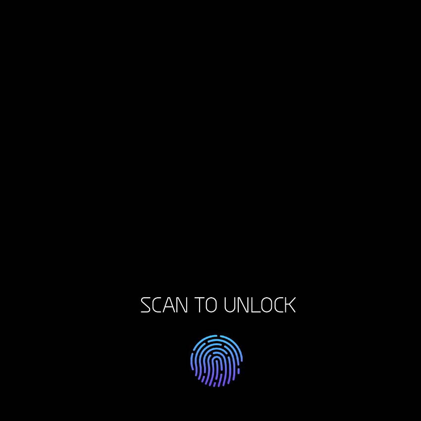 Fingerprint sensor, iPhone, midnight, phone, cool, science, black, technology, iphonetheme, latest HD phone wallpaper