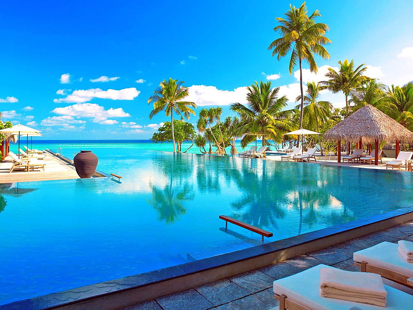 Maldive, Resort Sfondo HD