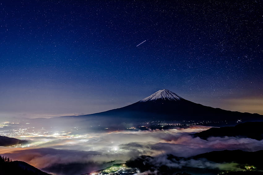 Fuji untuk layar ponsel atau Anda dan mudah untuk , Gunung Fuji Anime Wallpaper HD