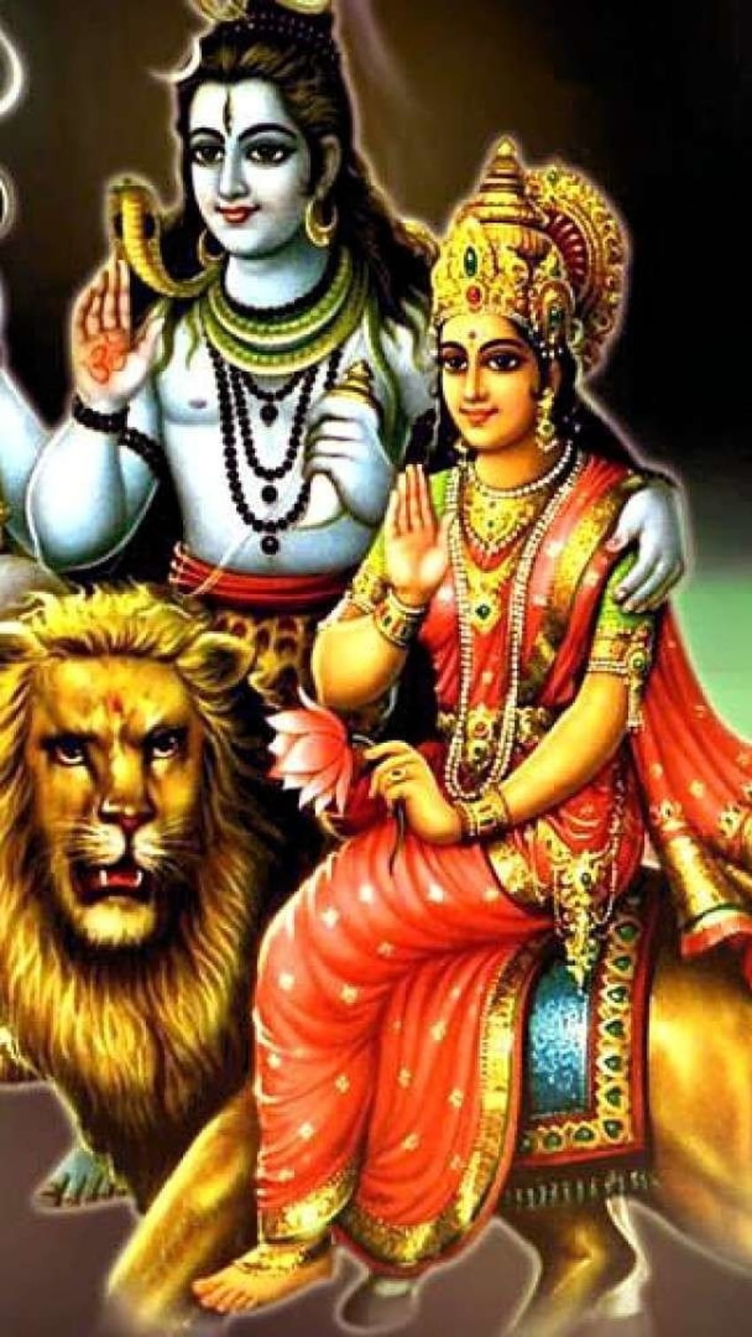 Sivan Parvathi, Lord Mahadev, Goddess Parvati HD phone wallpaper ...