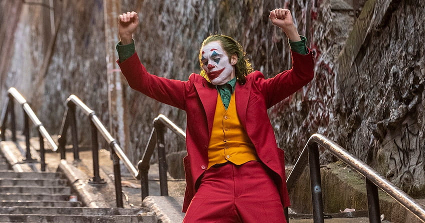 Joker Merdiven Sahnesi Meme ve Eğlence Tartışmalı, Joker Dans Ediyor HD duvar kağıdı