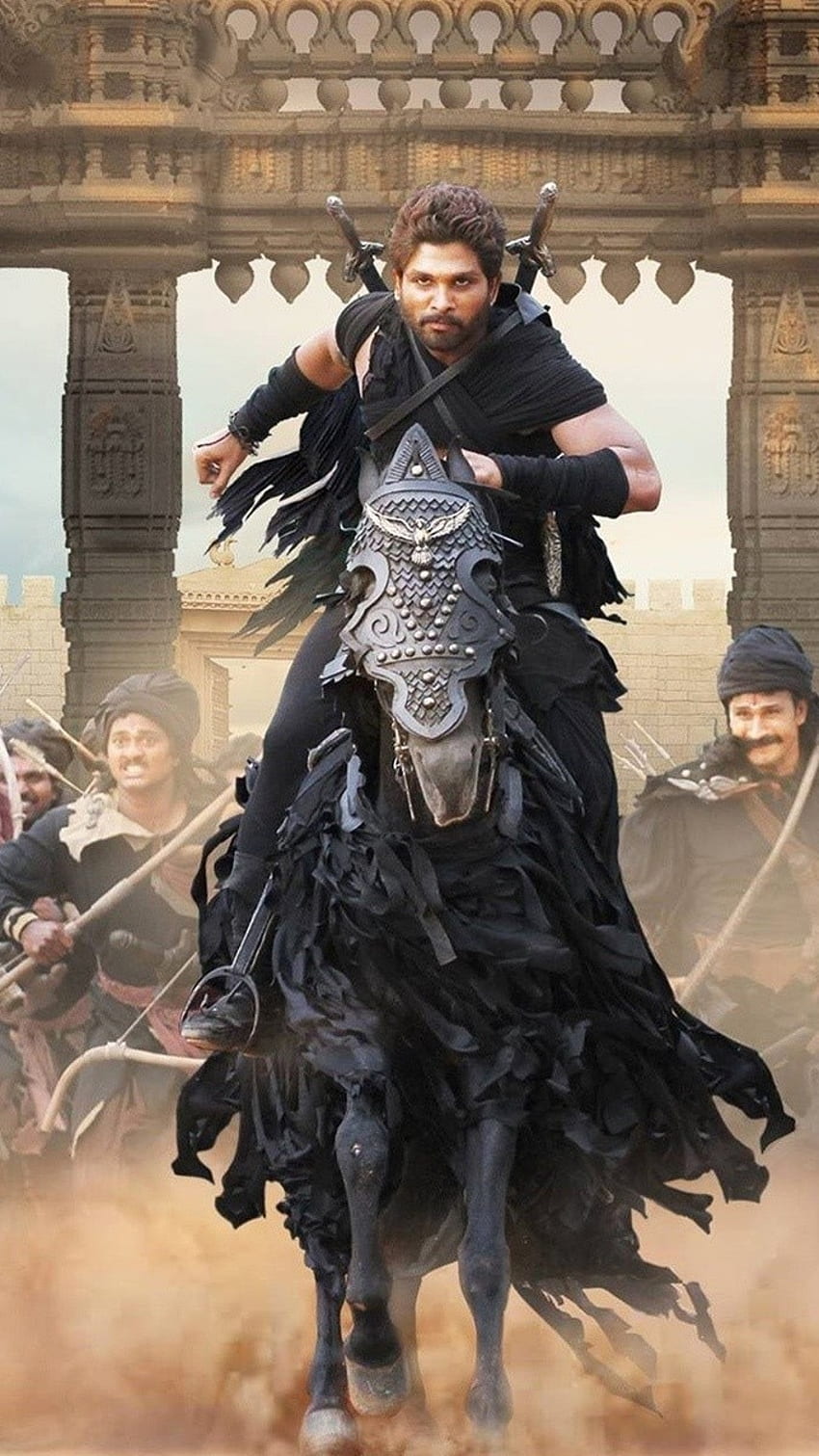 Allu Arjun , ยนตร์แอคชั่น ม้าดำ นักรบ วอลล์เปเปอร์โทรศัพท์ HD
