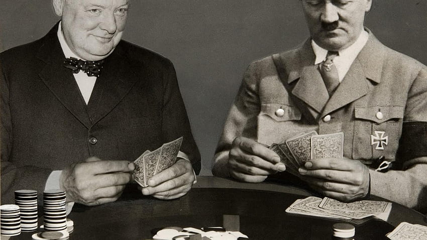 Winston Churchill - Hitler und Churchill zusammen HD-Hintergrundbild