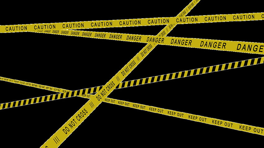 Caution Tape Fabric, Wallpaper and Home Decor | Spoonflower