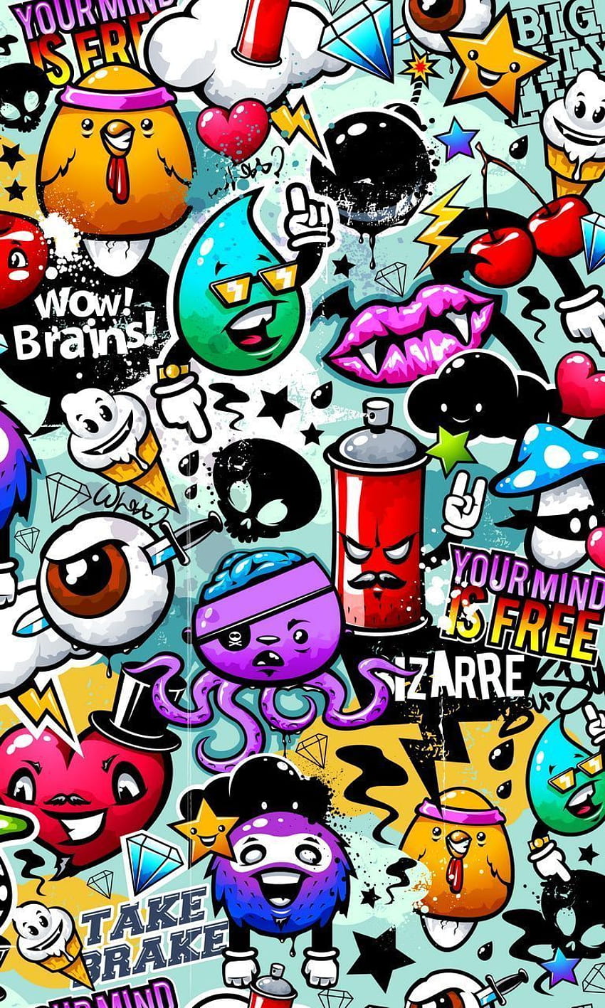 Dope Graffiti Laptop on ..dog, Dope Retro HD phone wallpaper
