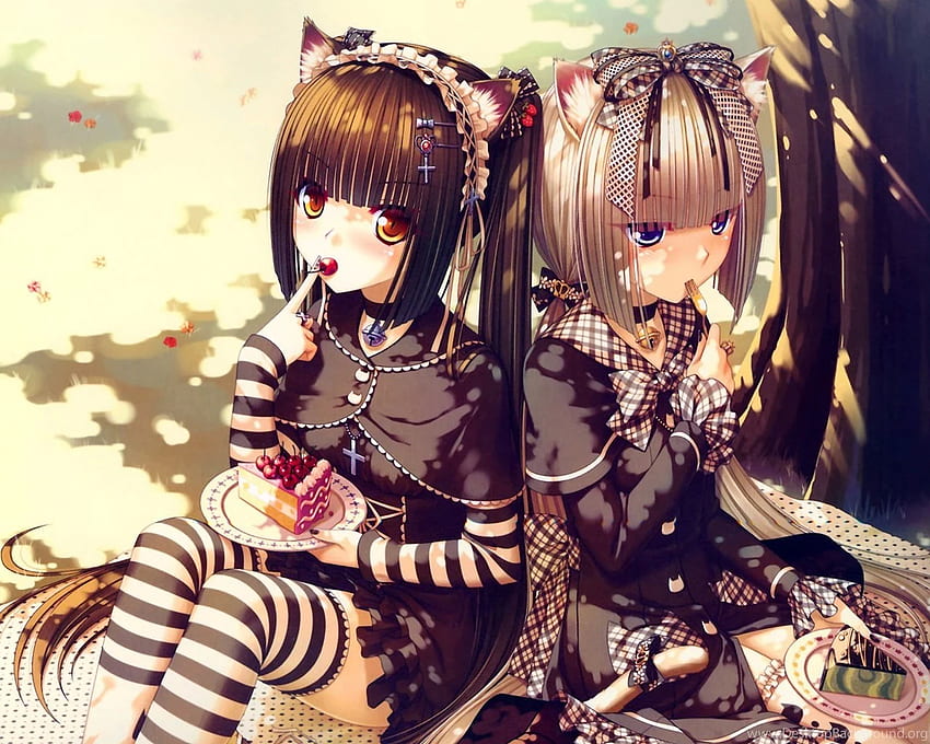 Cute Anime Girl , Sisters Background, Cute Anime Girl PC HD wallpaper |  Pxfuel