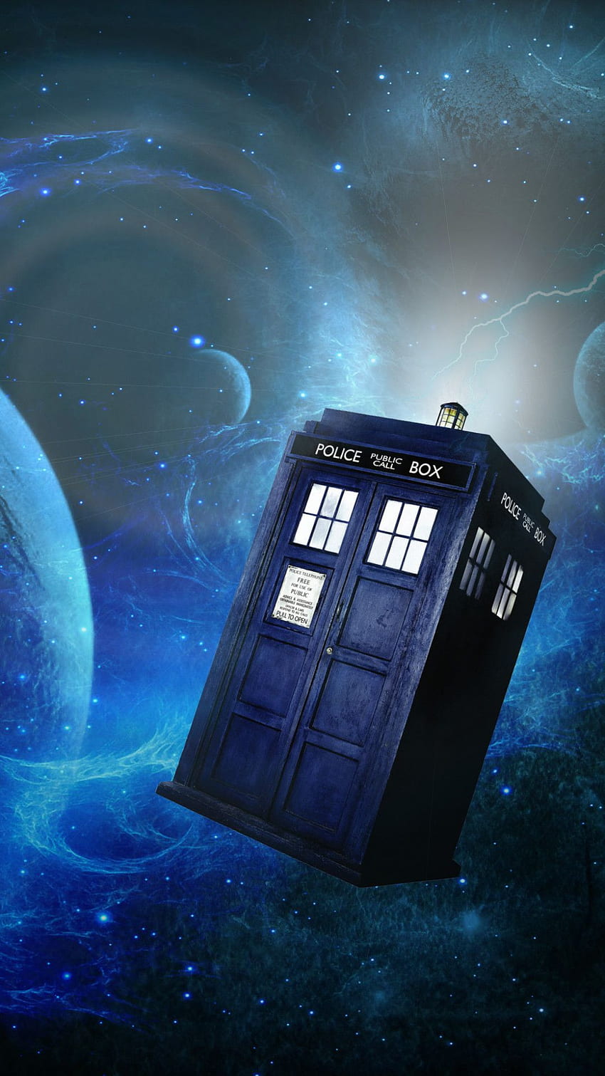 Телефон на Doctor Who, TARDIS HD тапет за телефон