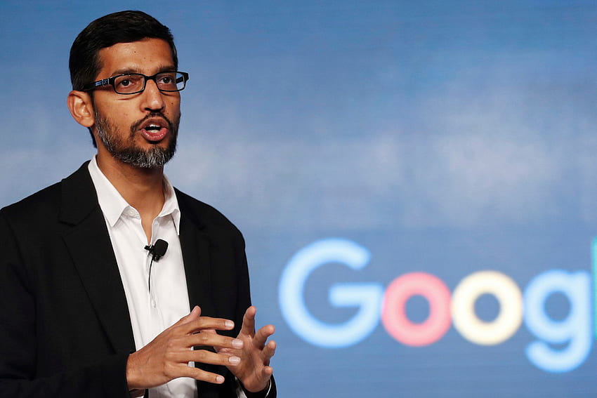 ยุคของ Google สิ้นสุดลงเมื่อผู้ก่อตั้งก้าวออกจากเสาหลักของเทคโนโลยี - The New York Times, Sundar Pichai วอลล์เปเปอร์ HD