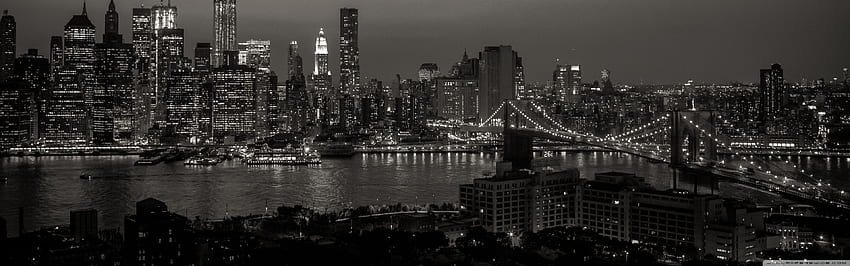 New York City Black and White Ultra Background for U TV : & UltraWide & Laptop : Multi Display, Dual Monitor : Tablet : Smartphone HD wallpaper