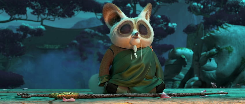 Maestro di Kung Fu Panda Shifu meditando Sfondo HD