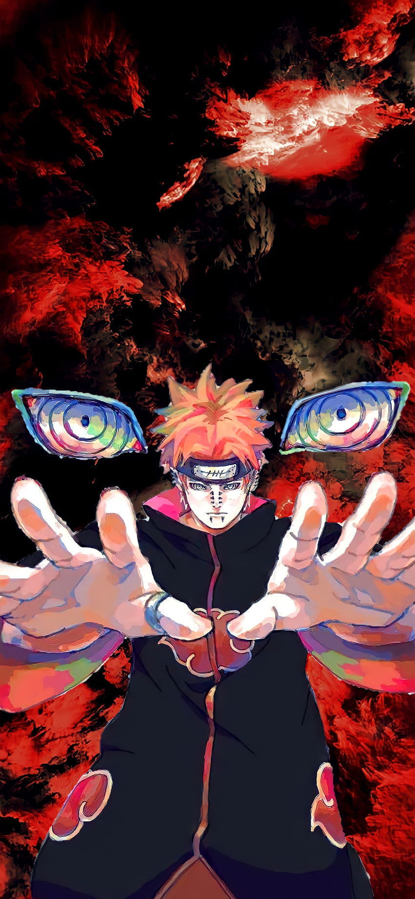 Naruto Shippuden Red Cloud Characters Akatsuki Tobi HD phone wallpaper |  Pxfuel