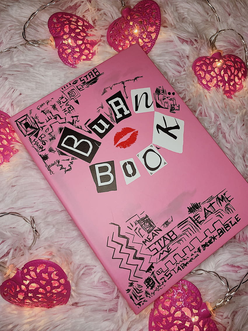 Mean Girls x Storybook Cosmetics Burn Book Palette Swatches, Bad Girl Aesthetic HD тапет за телефон
