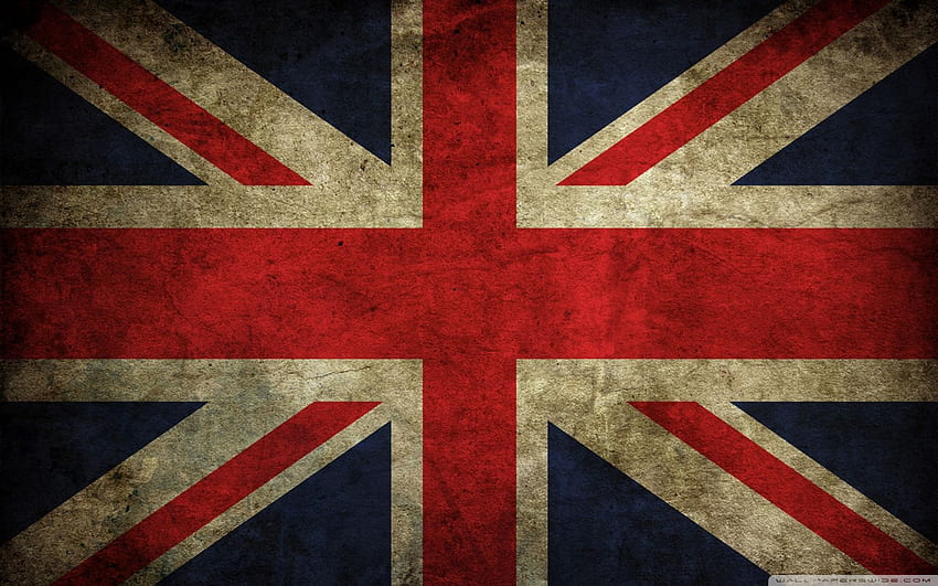 Bandera grunge del Reino Unido Union Jack ❤, bandera británica fresca fondo de pantalla