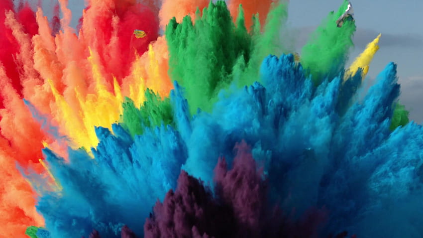 iPhone Color Explosion, Color Blast HD wallpaper