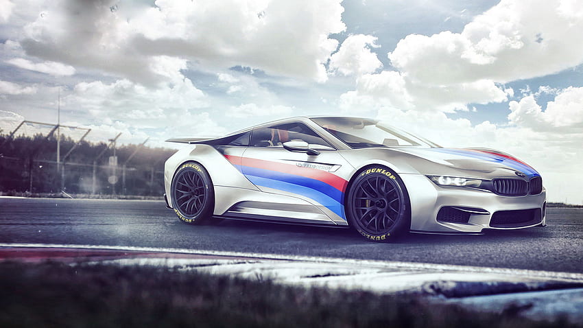 BMW i8 Concept Electro. Кола HD тапет