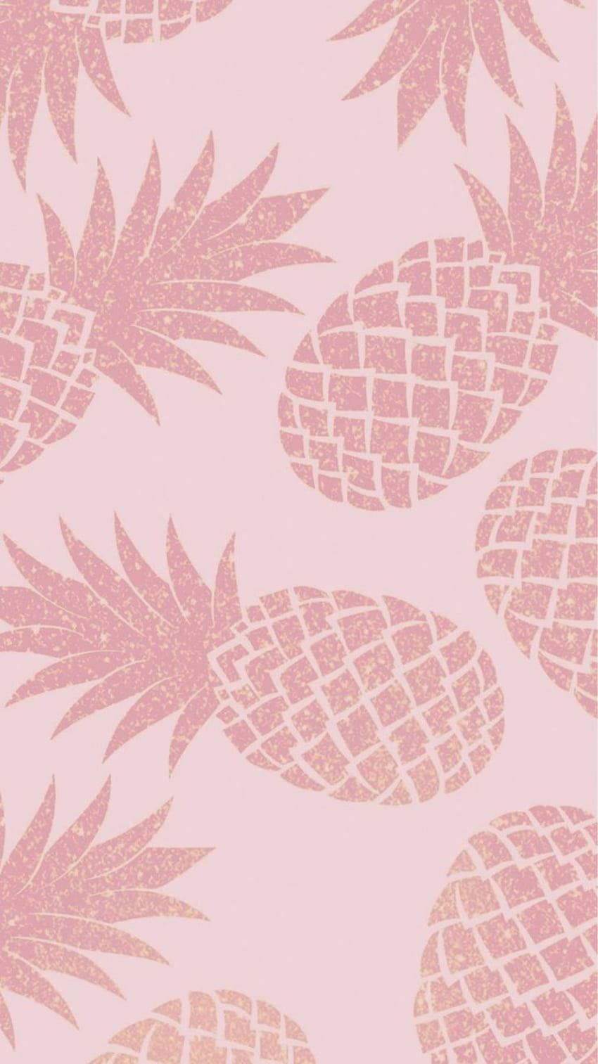 Pink glitter pineapple. Pineapple , Pink pineapple , iPhone background pattern, Pastel Pink Pineapple HD phone wallpaper