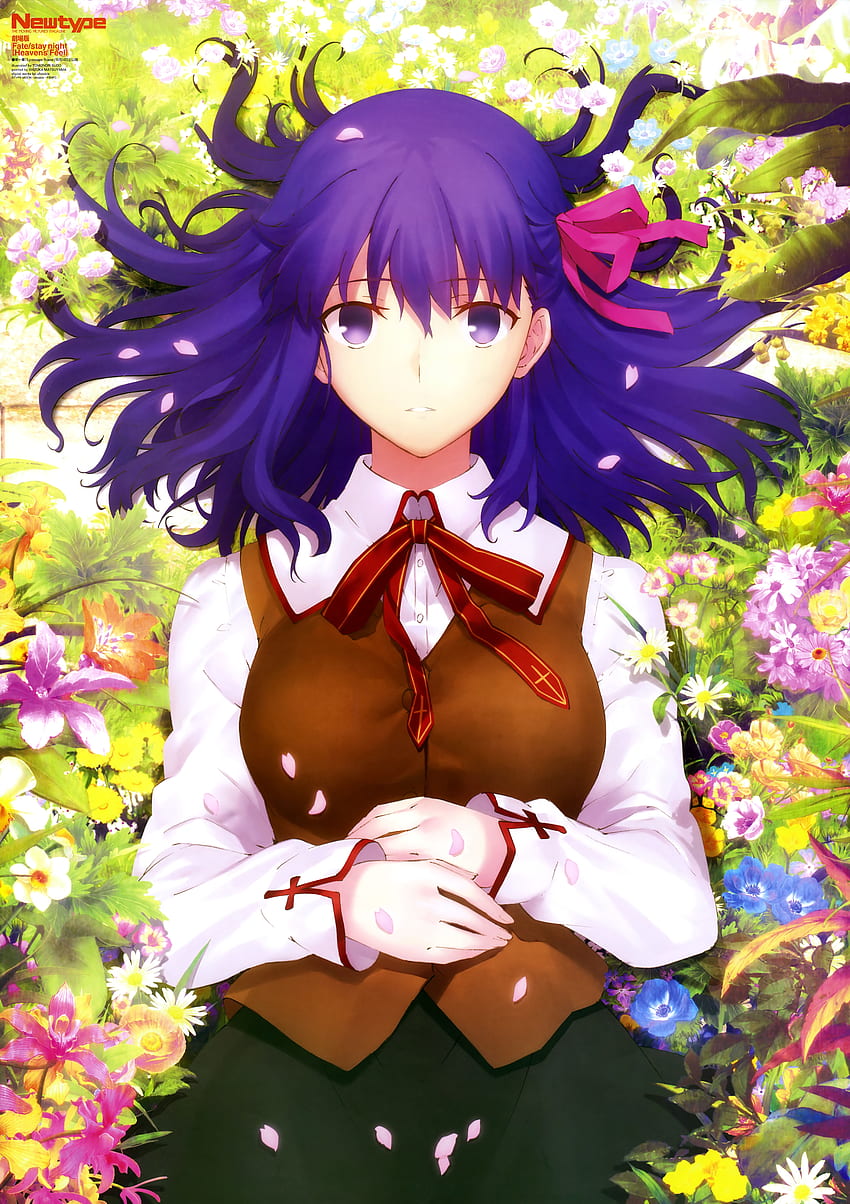 Matou Sakura - plansza anime Fate Stay Night Tapeta na telefon HD