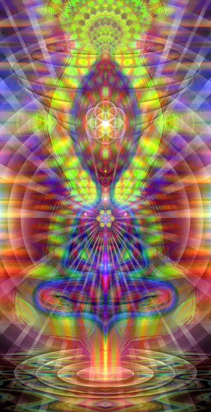 Premium Photo  Ayahuasca experience holistic healing spiritual insight  psychedelic vision 3d illustration